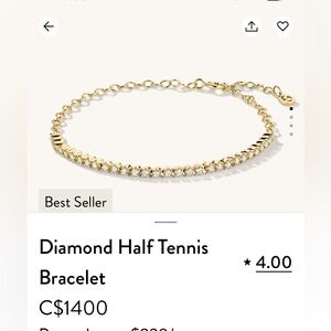 Mejur tennis bracelet